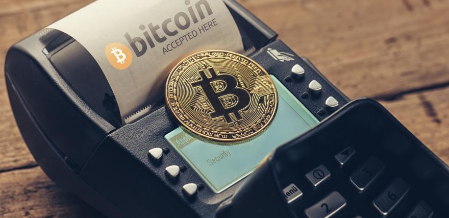 bitcoin on the card reader